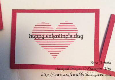 Craft with Beth: Valentine's Day Treat Holder Bag Tag Topper Heart Happiness Teeny Tiny Wishes