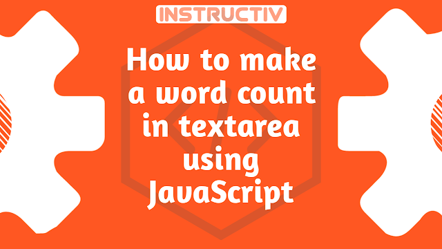 how to make a word count in textarea using javascript