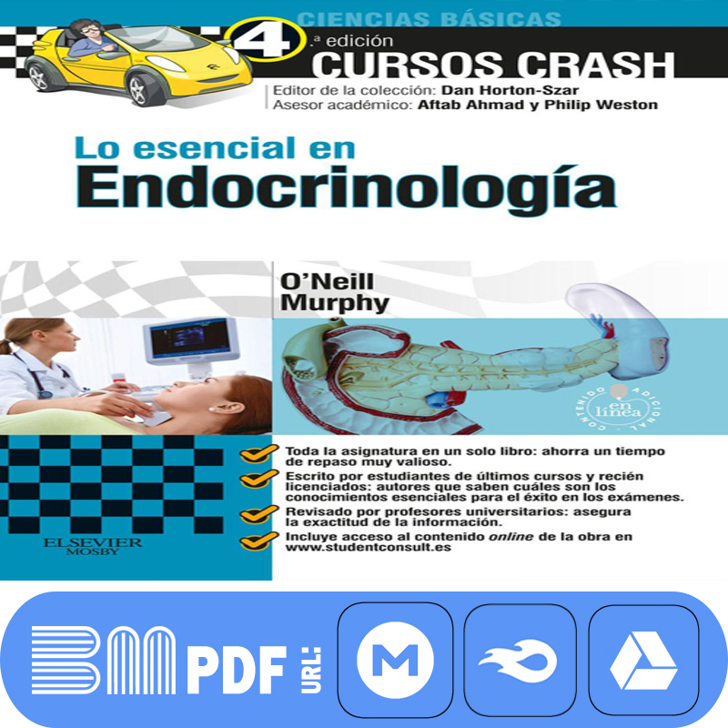 Cursos Crash Lo esencial en Endocrinología 4ta edición PDF