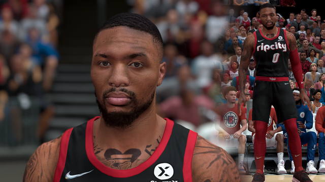 Damian Lillard Cyberface by PPP | NBA 2K22 Damian Lillard Cyberface by PPP | NBA 2K22