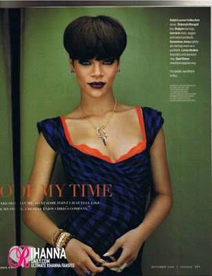 Rihanna Bob haircut photo for