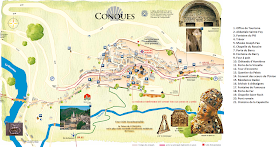 Mapa de Conques