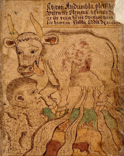 Snorri, Prose Edda, Audumbla, Hearthside Blog, Auroch, Holy Cow