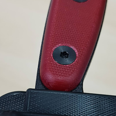 Esee Izula Red Handle Scale