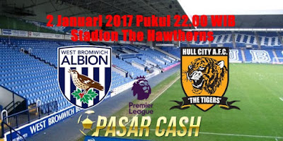 Prediksi Skor West Bromwich Albion vs Hull City 2 Januari 2017