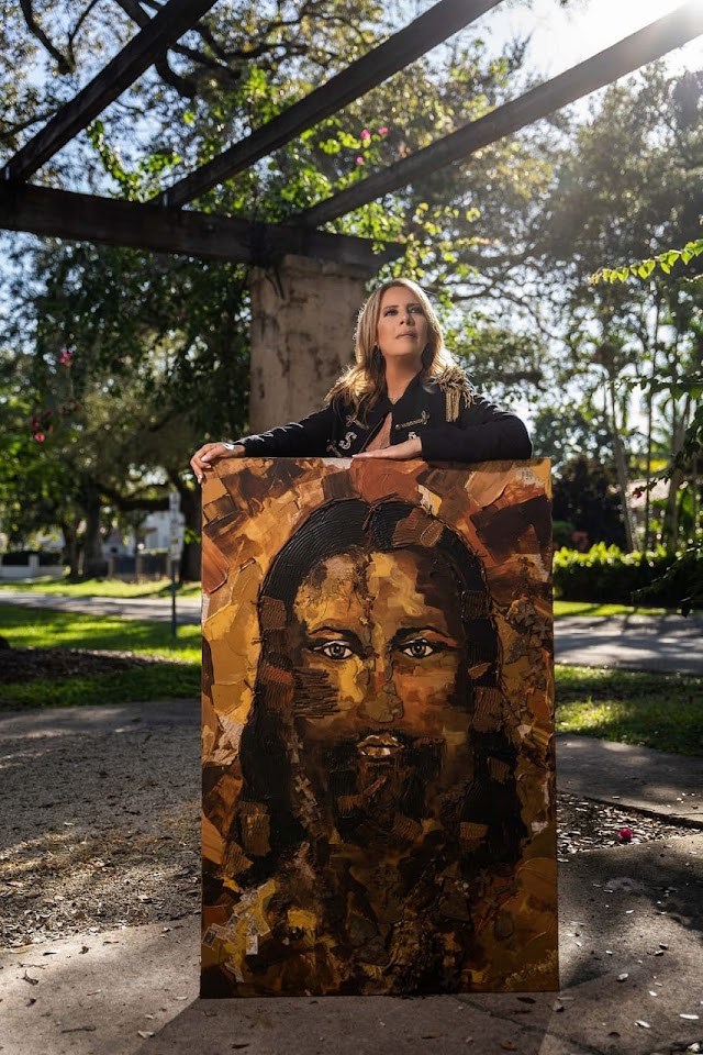  "Sagrado", Arte Religioso, llegó a México con la gran artista venezolana Cruz Luna.