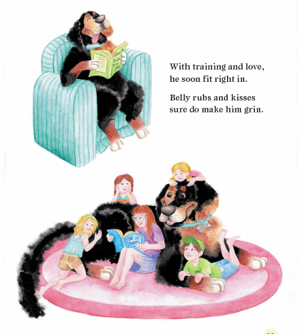 Learn about anthropomorphism, personification, and reality vs. fantasy by reading Please Don't Tell Cooper He's a Dog by Michelle Lander Feinberg.