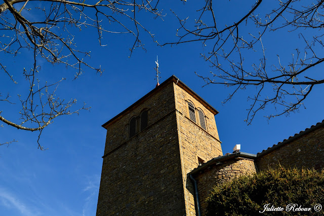 Eglise d'Oingt dans le Beaujolais