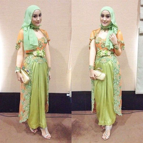 21 Model Kebaya Muslim Modern Pesta Terbaru