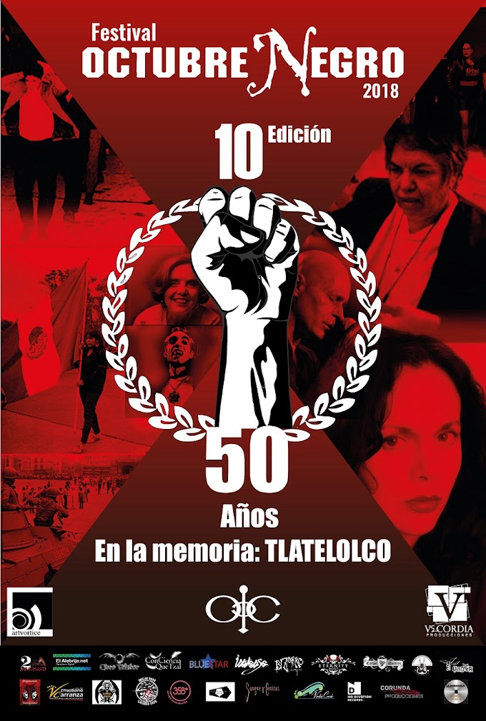 2 de Octubre no se olvida y se celebrará la décima edición del Festival Octubre Negro.