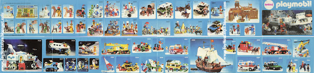 Playmobil ANTEX - Folleto desplegable años '80 (Playmobil ANTEX Argentina)