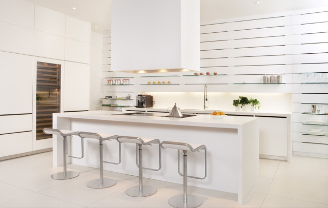  PUTIH  ITU ELEGAN INILAH INSPIRASI DESIGN KITCHEN  SET  