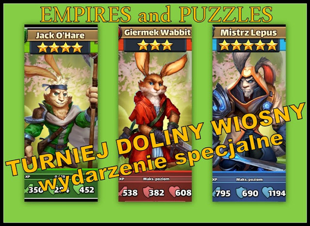 TURNIEJ DOLINY WIOSNY W EMPIRES AND PUZZLES - na czym polega, jak grać? 