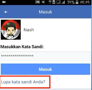 Cara Mengembalikan Kata Sandi Facebook Yang Lupa