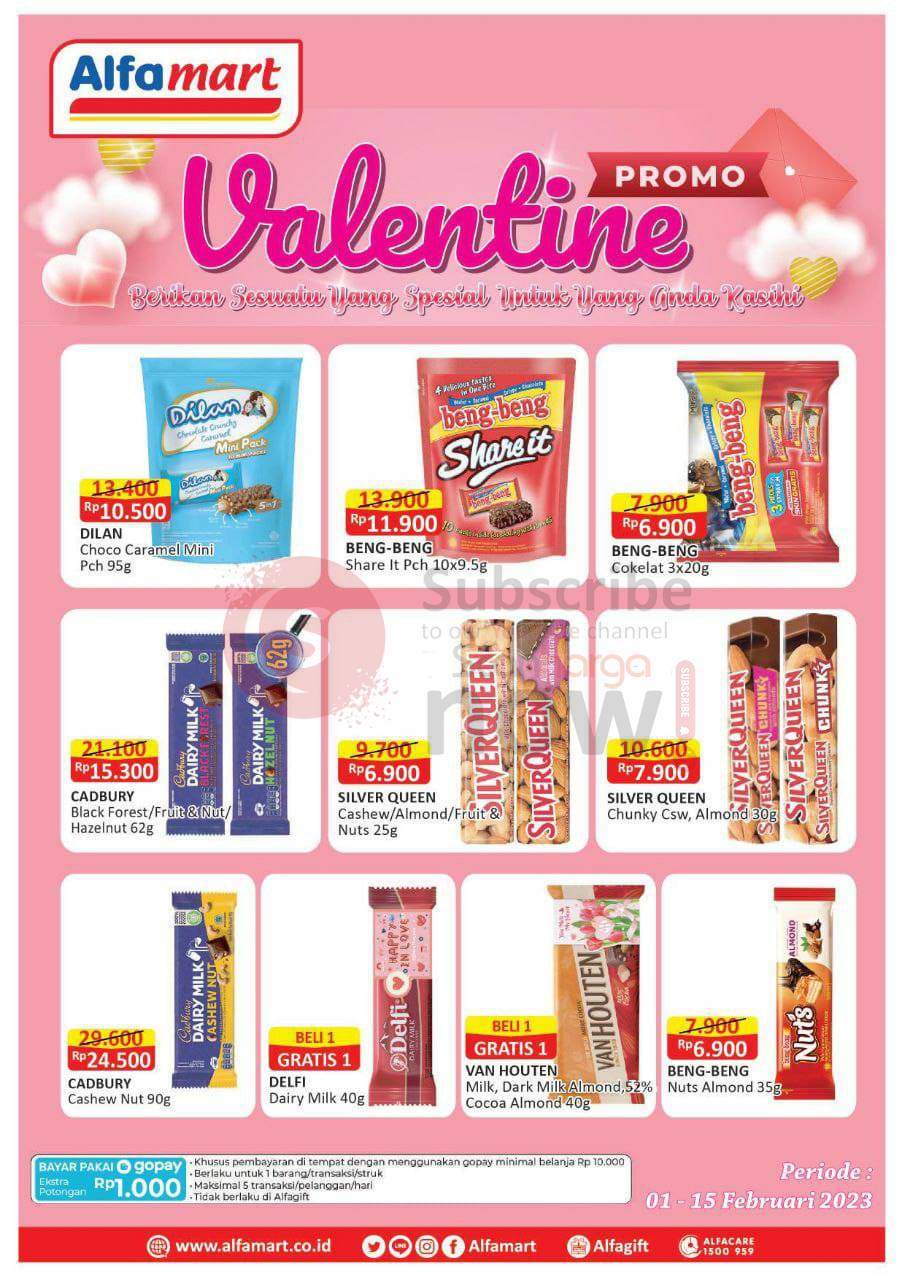 Promo Alfamart Valentine Periode 1 - 15 Februari 2023