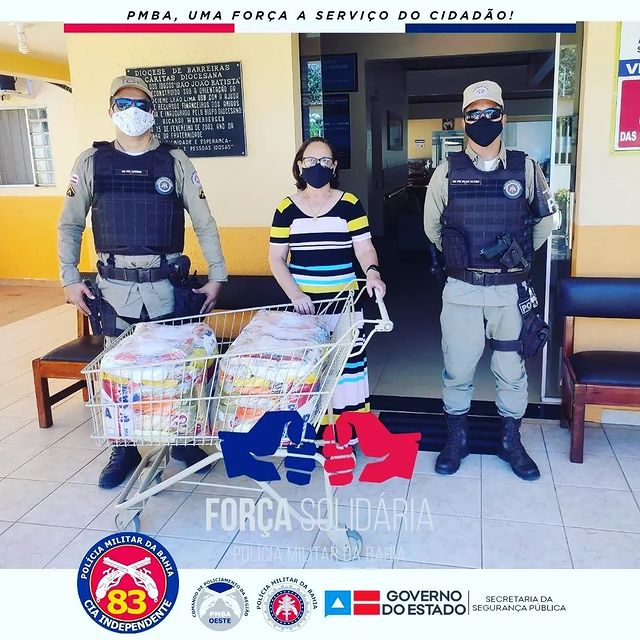 Barreiras: Polícia Militar lança campanha de doação de alimentos
