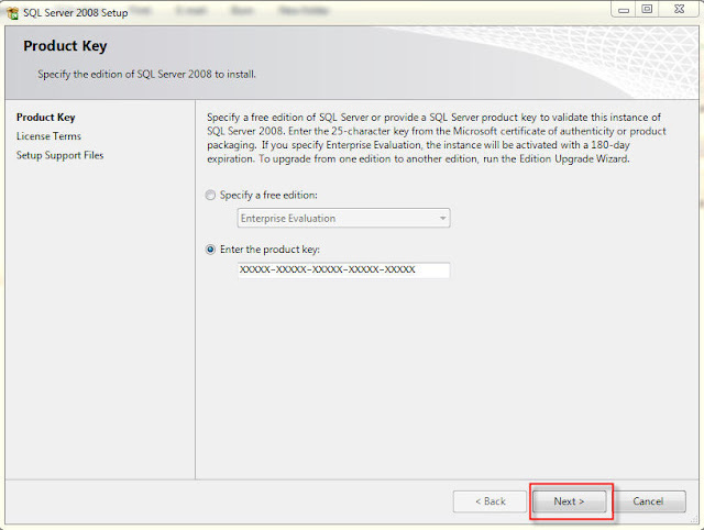 Cara Install SQL SERVER 2008