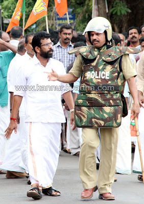 K-Surendran-BJP, Police, Kannur, Narath