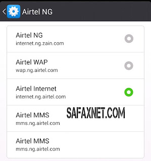 Default APN Settings For All Airtel Cheats