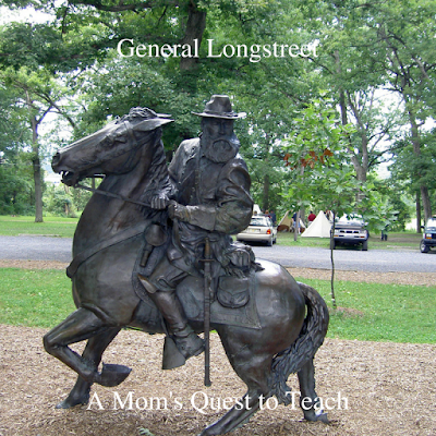 photography of statue of Longstreet at Gettysburg