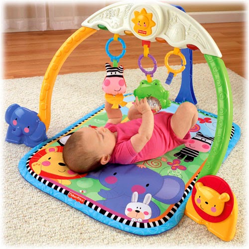 Desenvolvimento do bebê de 2 meses Fisher Price