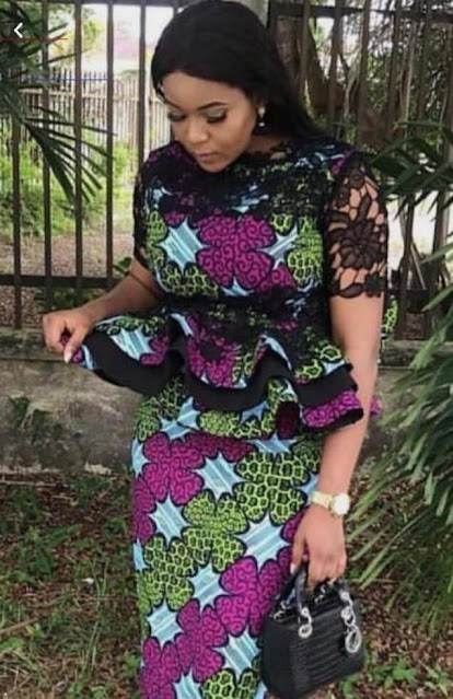 Latest Lace Gown Styles in Ankara Styles 2022.