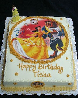 Cakes of Beauty and the Beast Children Party