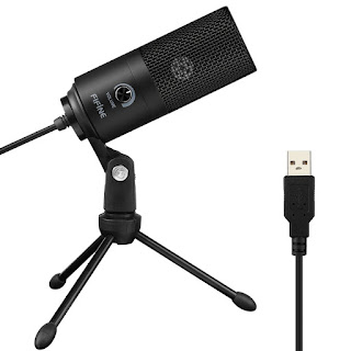 Fifine K669B Condenser Recording USB Microphone