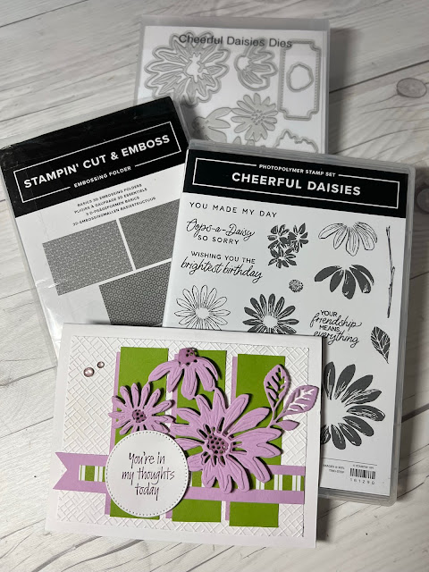 Stamp Set and Dies from Stampin' Up! used to create handmade greeting cards