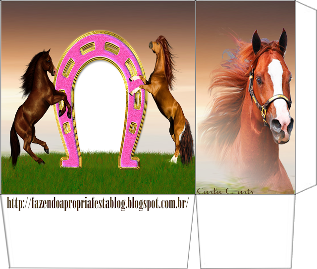 Horses Themed Party Free Printable Kit. 