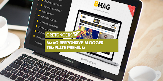 BMAG Responsive Blogger Template Premium