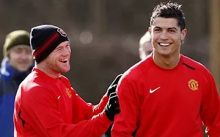 Cristiano Ronaldo and Wayne Rooney