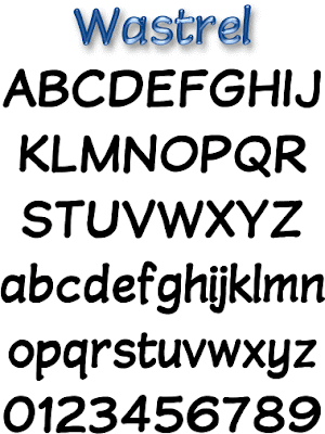 Graffiti font - wastrel font 