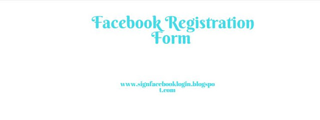 Facebook Registration Form