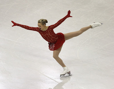 Photograph of U.S. Figure Skating Champion Ashley Cain