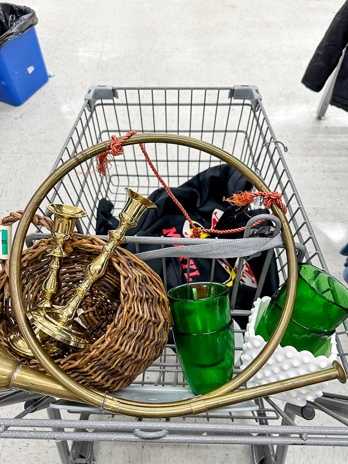Thrift store cart shoot