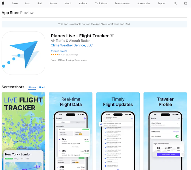 Planes Live - Flight Tracker