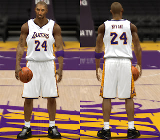 NBA 2K13 LA Lakers Alternate Jersey Patch