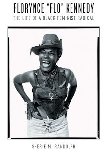 cover art - Florynce "Flo" Kennedy - shows Black woman in cowboy hat and tank top, laughing