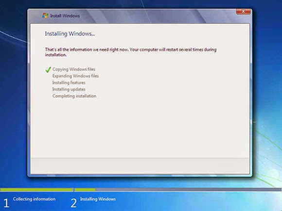 Cara Install Windows 7 Lengkap Dengan Gambar