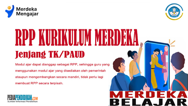 RPP Kurikulum Merdeka TK/PAUD dalam Bentuk Modul Ajar Gratis dari Kemdikbud