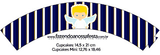 Blondie Angel Free Printable Wrappers Cupcake