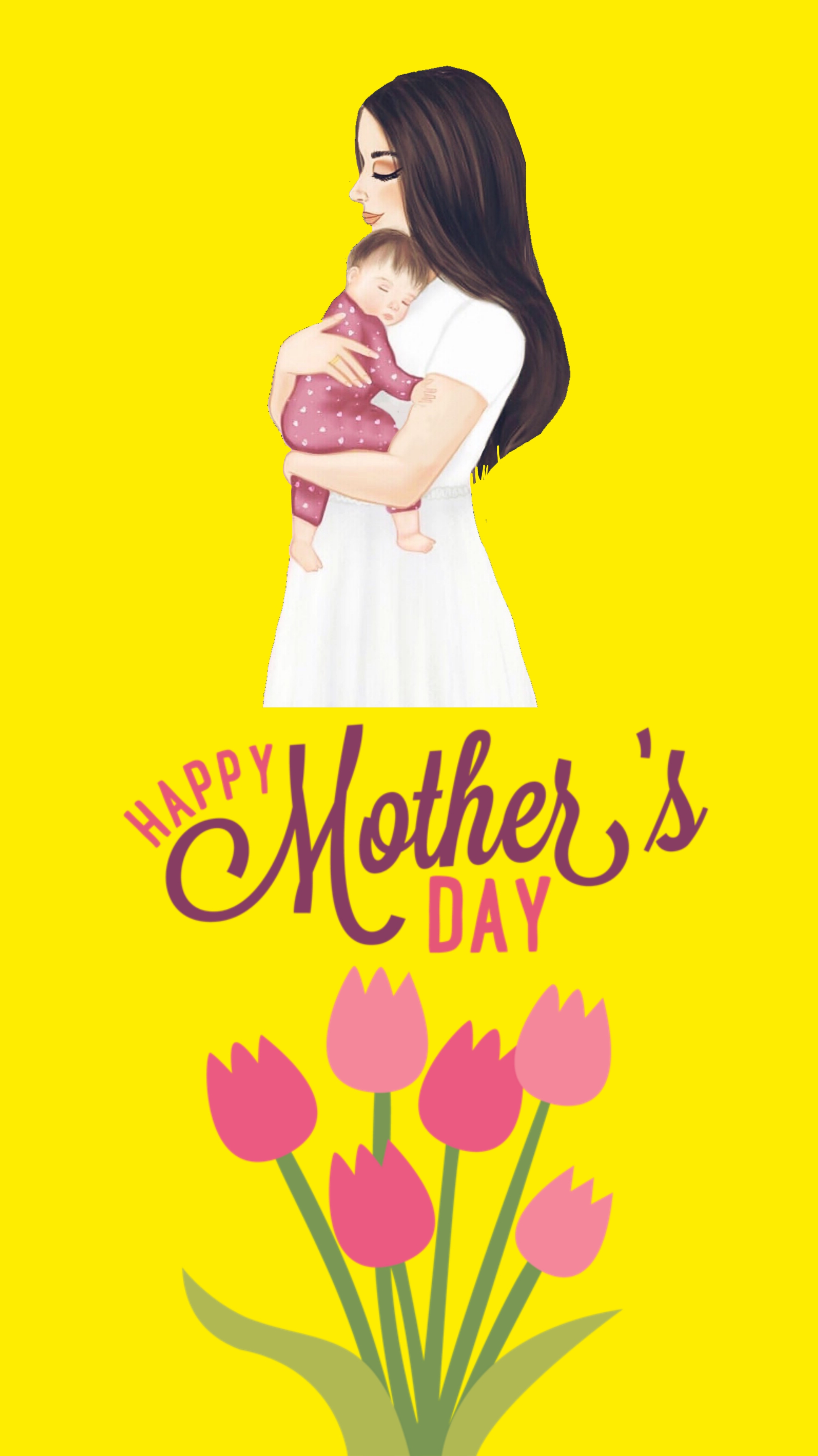 हैप्पी मदर्स डे वॉलपेपर  Happy Mother's Day wallpaper