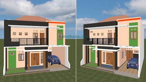 Desain Rumah Minimalis Sederhana Ukuran Tanah 10 m x 10m