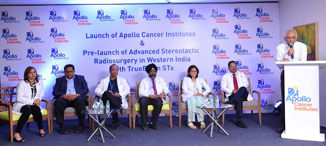 Launch of Apollo Cancer Institutes and Pre-Launch of Advanced Stereotactic Radiosurgery in Western India with TrueBeam STx