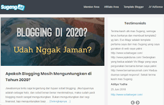 Template Blogger Premium Mas Sugeng