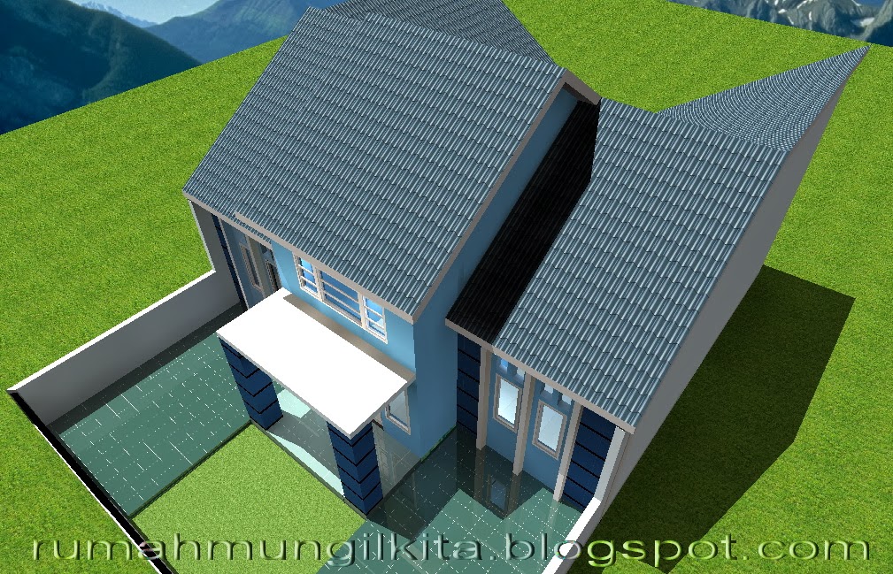  Desain  Rumah Tipe 70 Tanah 121 m2 1 Lantai 4 Kamar  Tidur 