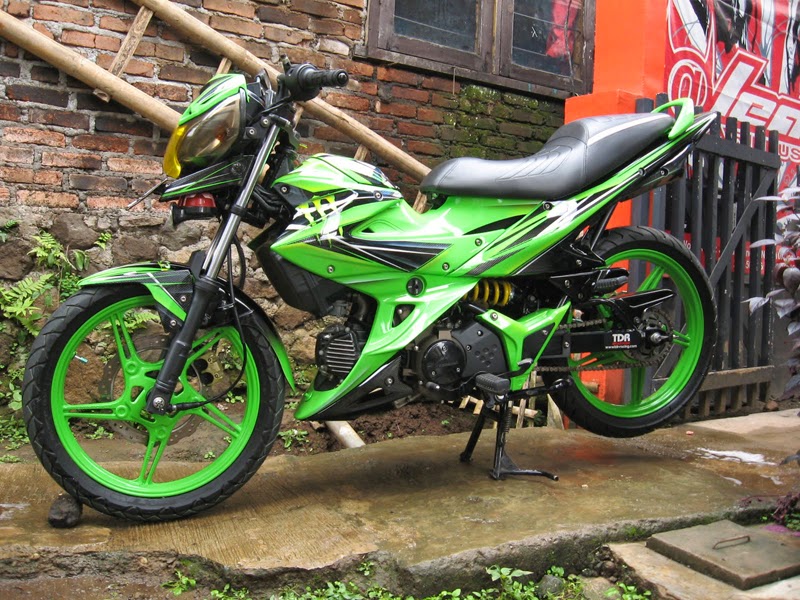  Modifikasi  Motor  Kawasaki  Athlete  Keren Terbaru Otomotiva