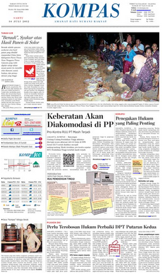 Kompas, Edisi, Sabtu, 14 Juli 2012