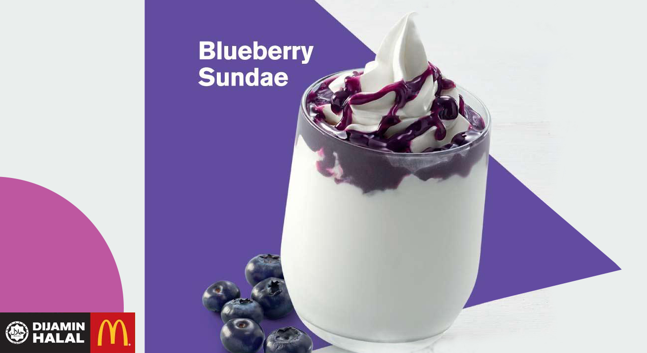 Harga Blueberry Sundae McDonald's - Senarai Harga Makanan 